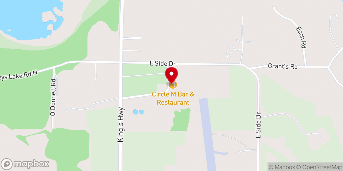 Map showing location of Circle M