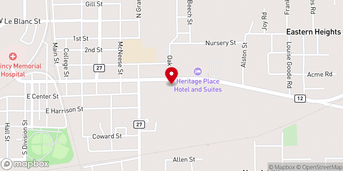 Map showing location of Dairy Queen Grill & Chill