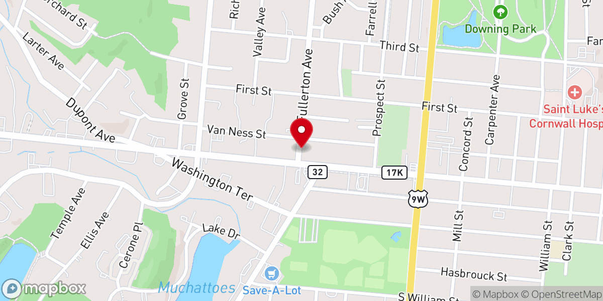 Map showing location of Iglesia Pentecostal Misericordia Divina