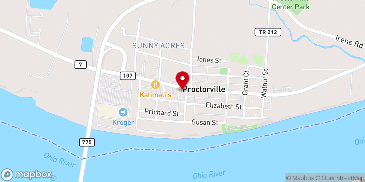 Map showing location of The Hutch Agency