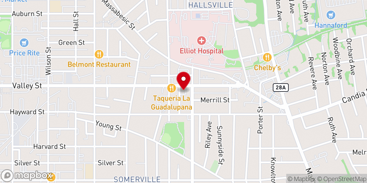 Map showing location of First United Methodist Church Food Pantry
