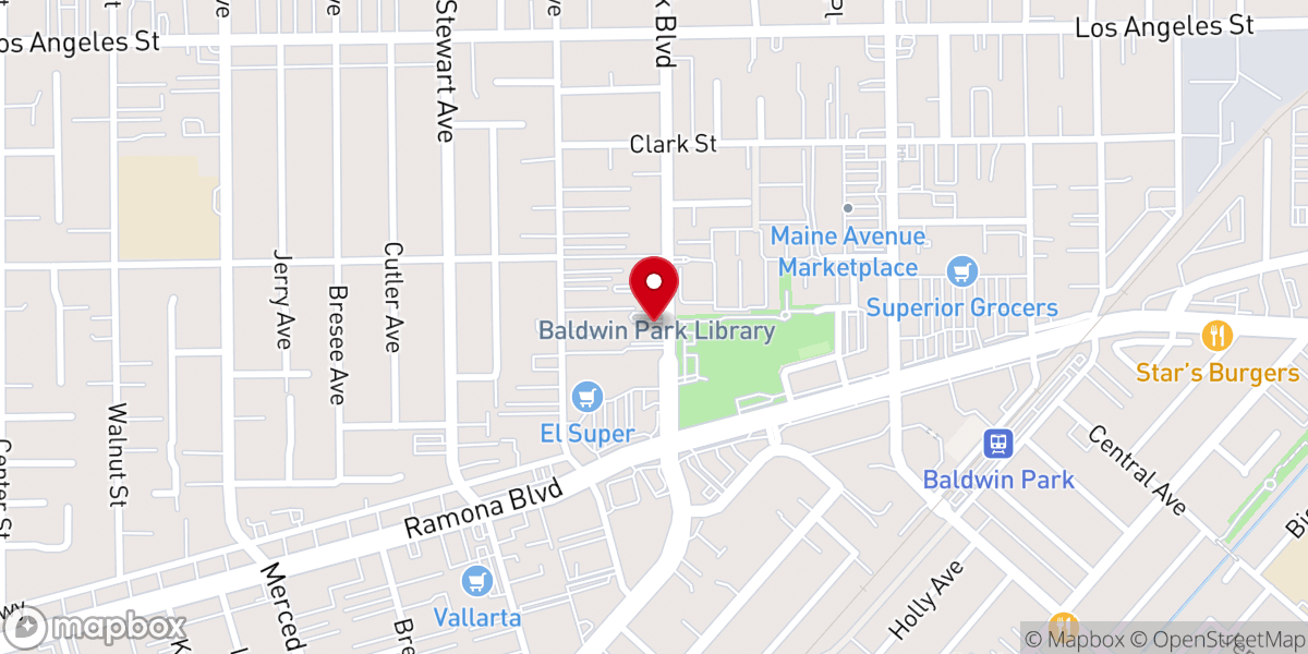 Map showing location of Living Grace Alliance Church