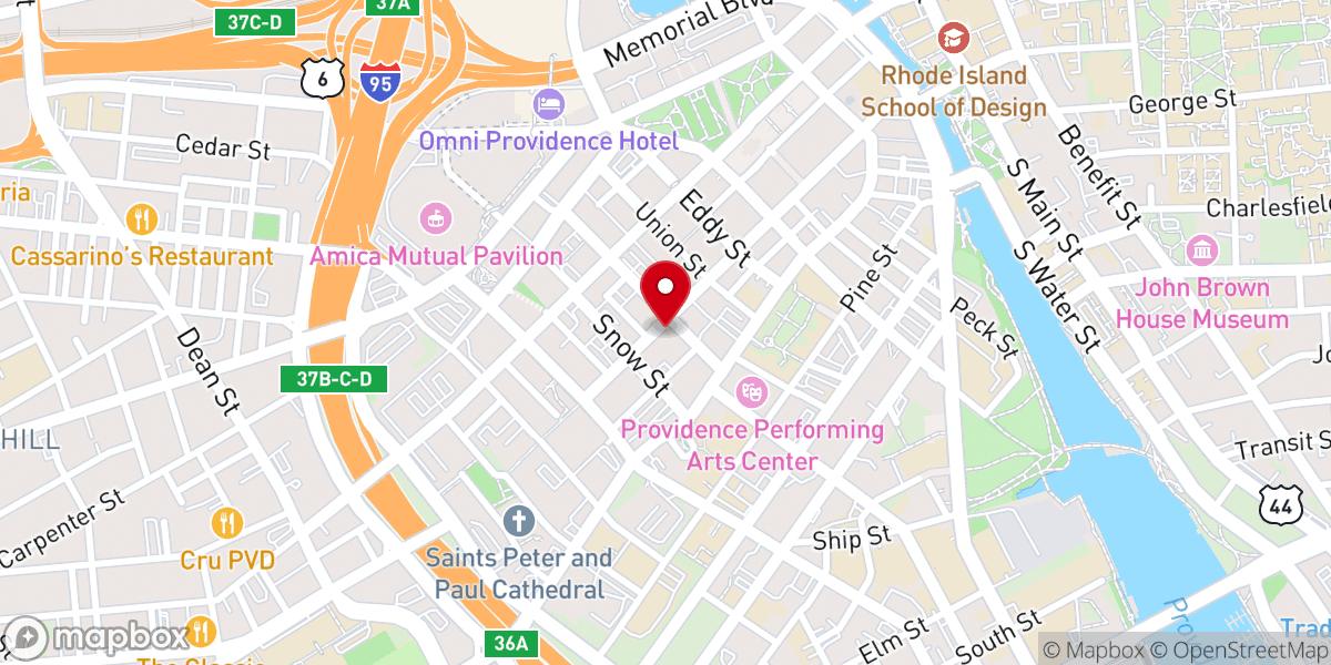 Map showing location of Grace Episcopal Church