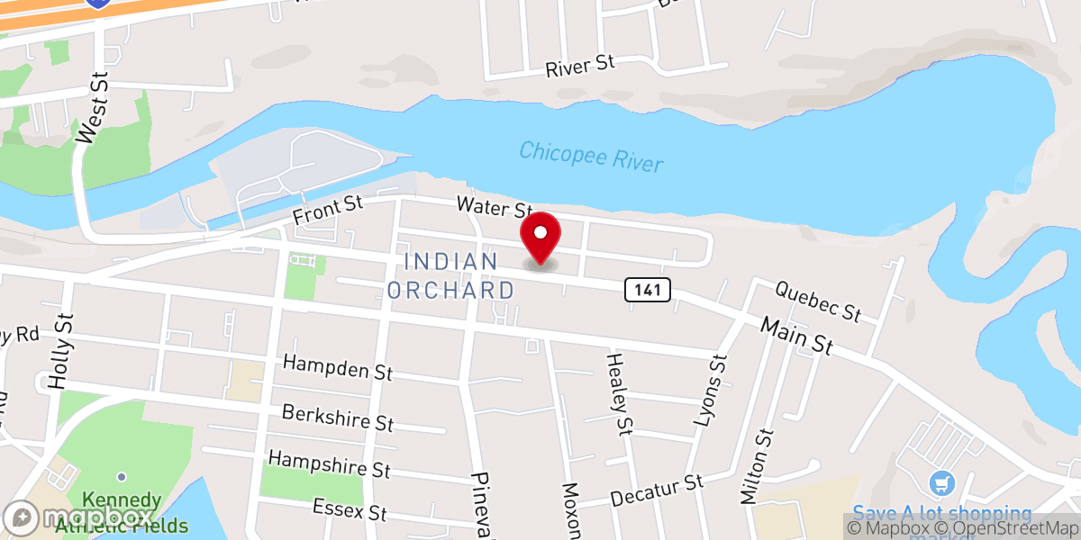 Map showing location of Templo Pentecostal Manada Pequena Inc