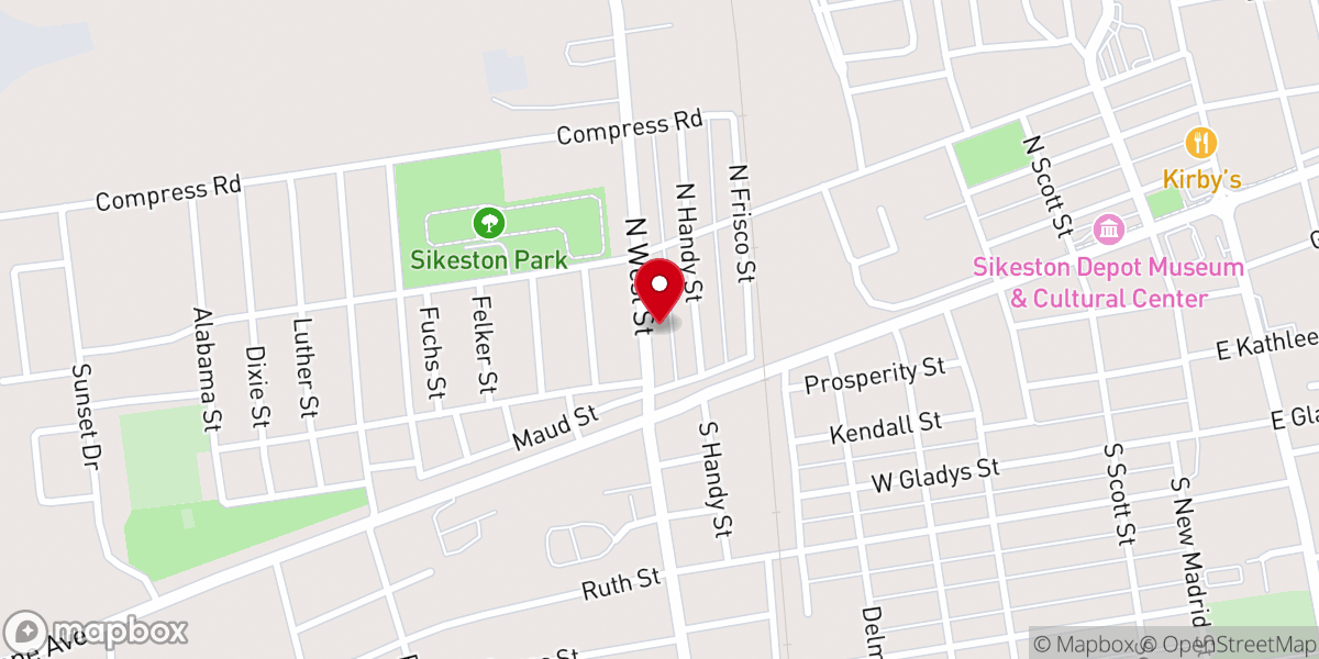 Map showing location of New Hope Ministries & Resource