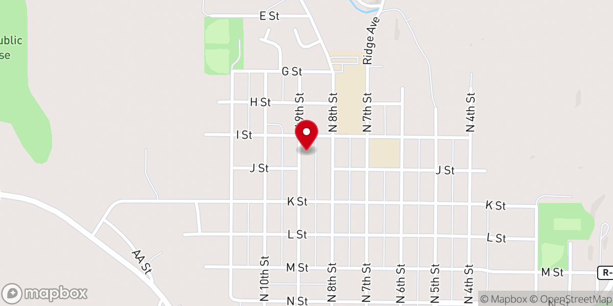 Map showing location of Saint Josaphat Convent