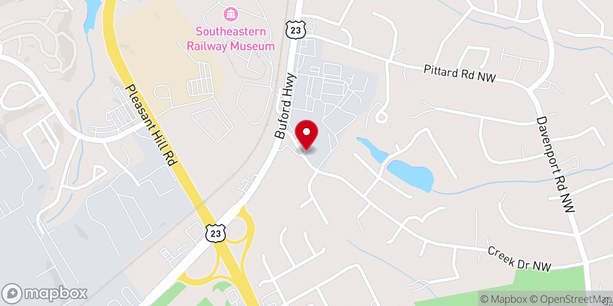 Map showing location of Lords Community Church Inc