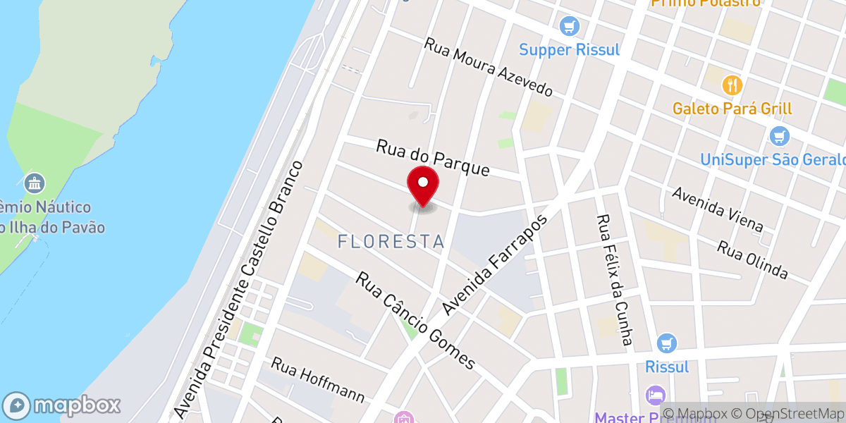 Map showing location of Igreja Vintage | Igreja Evangélica em Porto Alegre