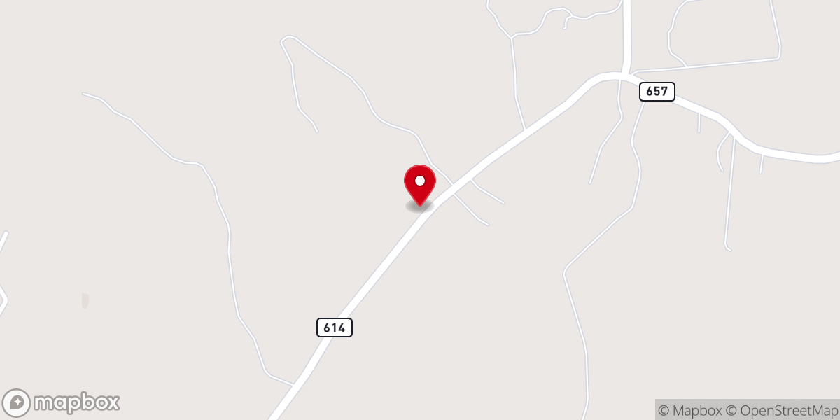 Map showing location of First New Hope Baptist Church