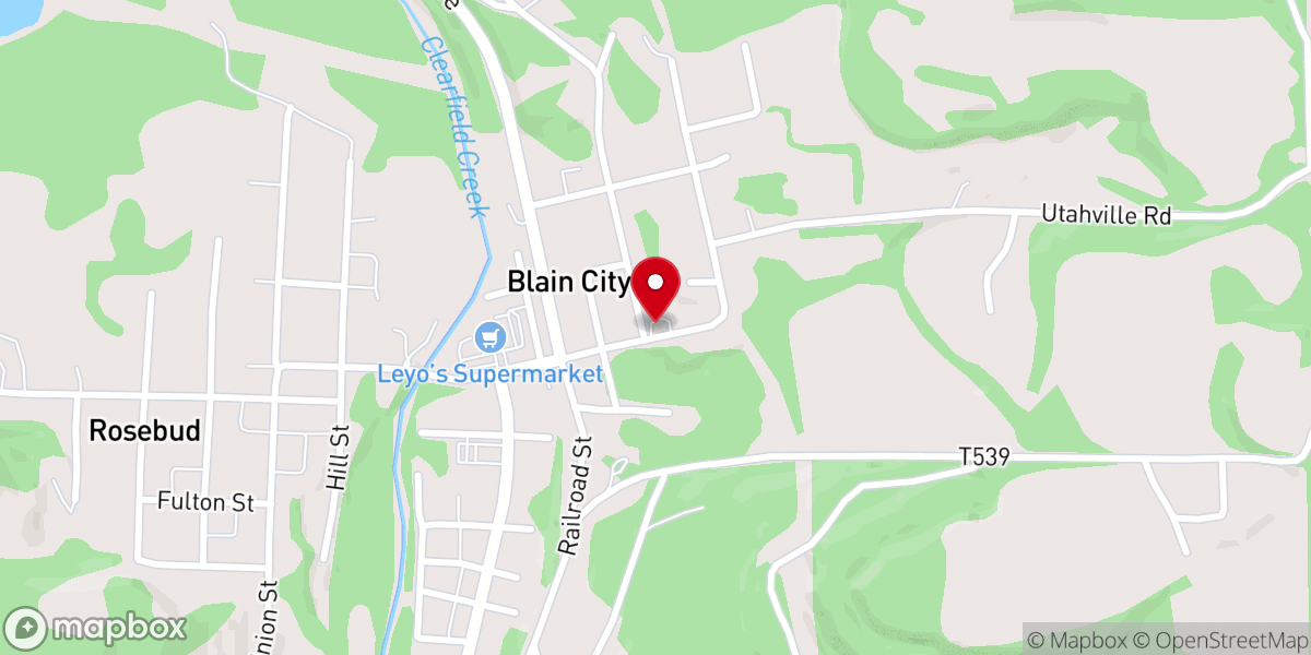 Map showing location of St. Basil the Great Parish