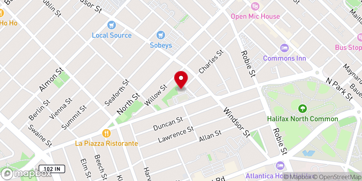 Map showing location of Ummah Masjid and Community Centre (UMCC)