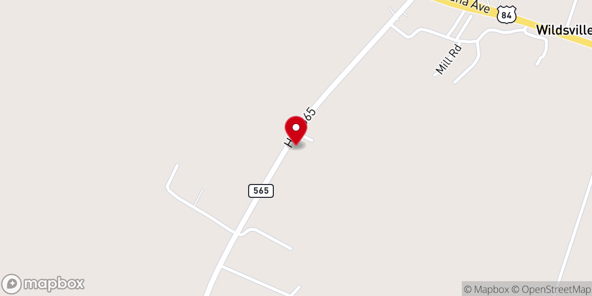 Map showing location of Morning Star Church