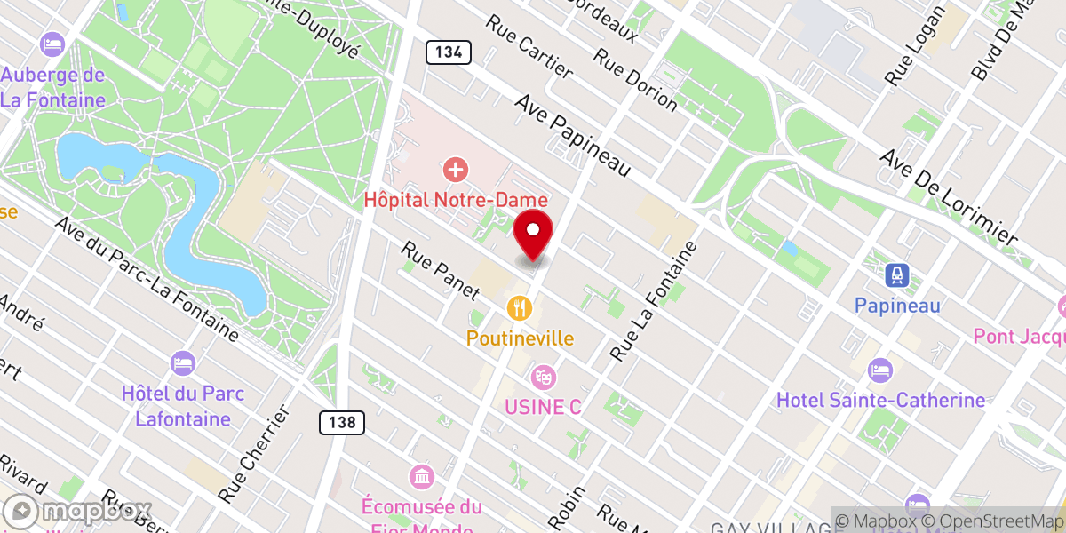 Map showing location of Sacred Heart Of Jesus