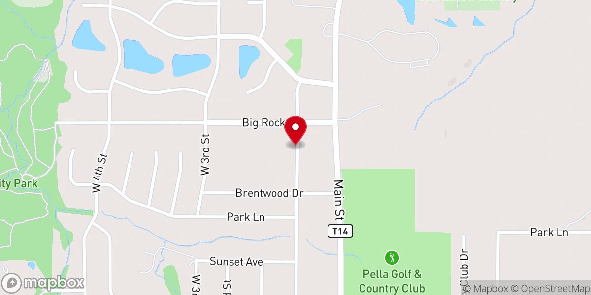 Map showing location of Christian Opportunity Center