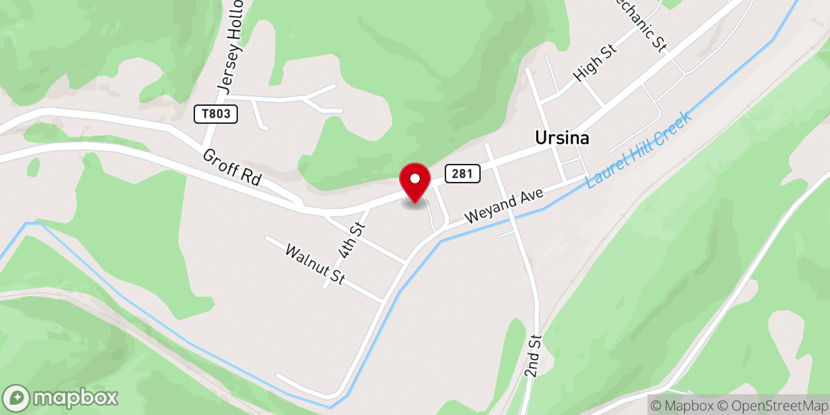 Map showing location of United Community Church of God