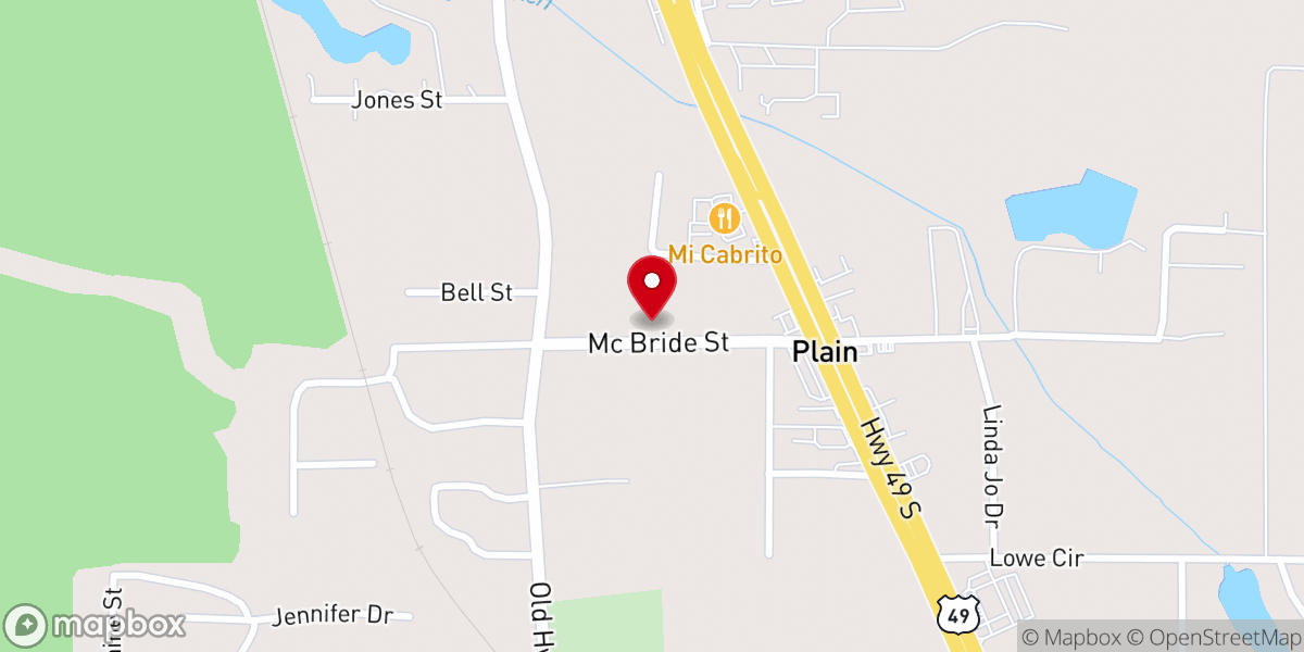 Map showing location of New Destiny Church
