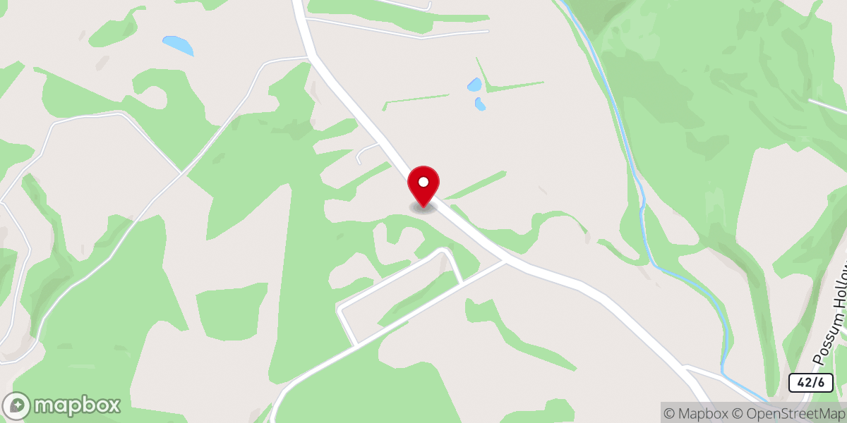 Map showing location of Gospel Tabernacle
