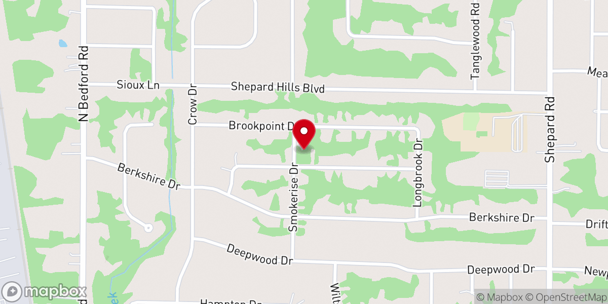 Map showing location of Christian Community Center