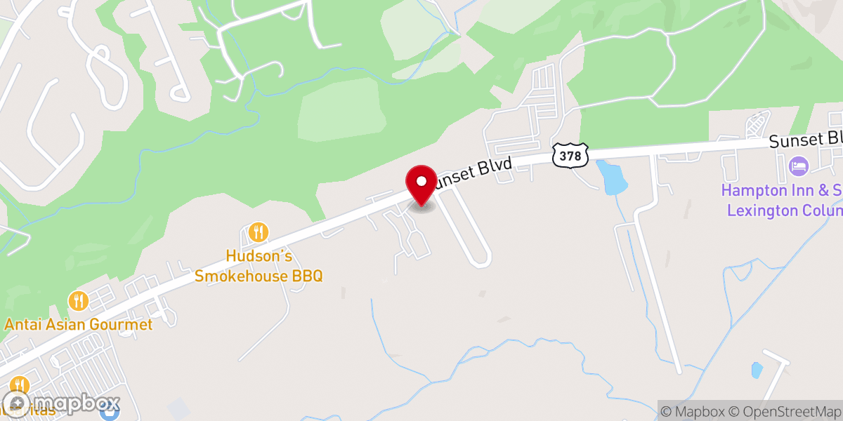 Map showing location of Harvest