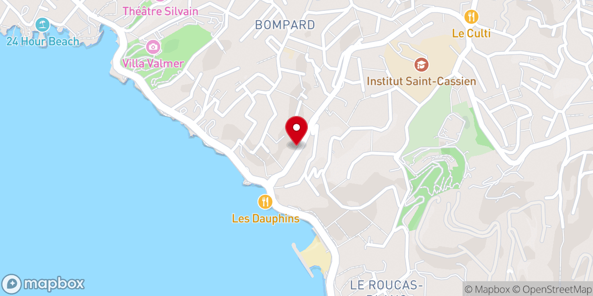 Map showing location of Paroisse Catholique Saint-Jean Cassien