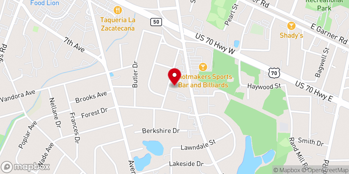 Map showing location of Community of Hope Ministries