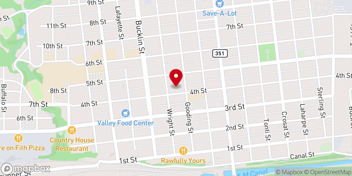 Map showing location of Queen of the Holy Rosary Shrine