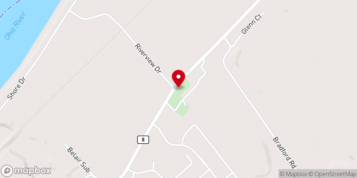 Map showing location of Reynolds Chapel