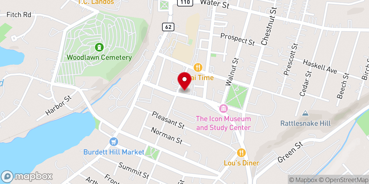 Map showing location of Saint John the Guardian of Our Lady Parish