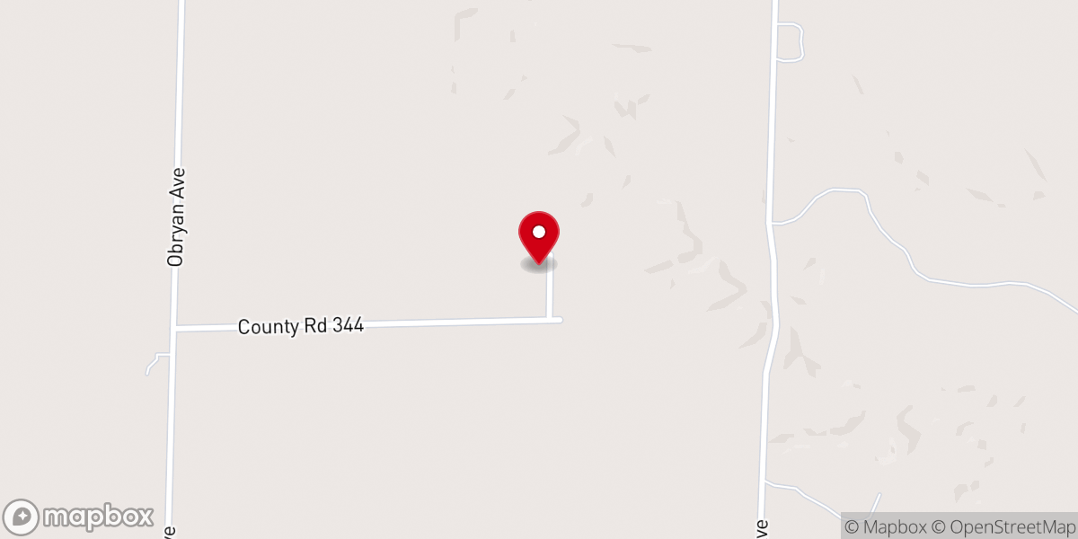 Map showing location of Bennett Church