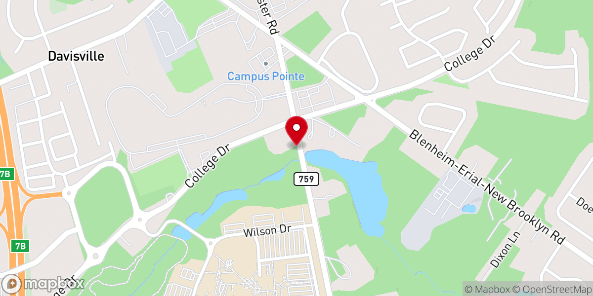Map showing location of Turnersville Assembly Hall of Jehovahs Witnesses Inc