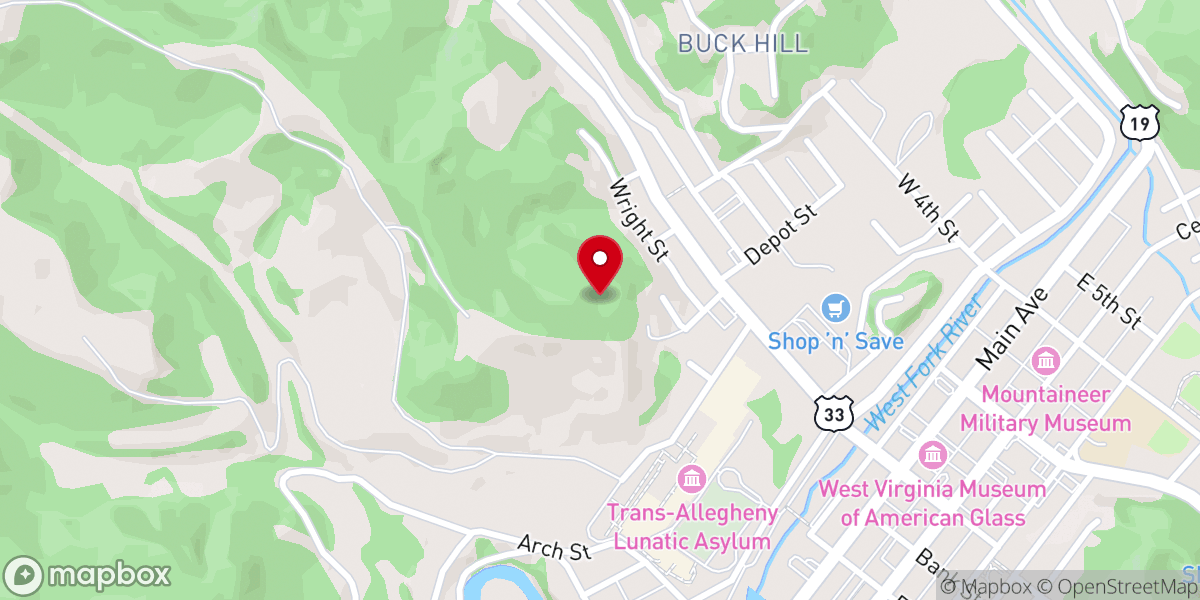 Map showing location of Monseigneur Thomas a Quirk Memorial and Spiritual Trust Fund
