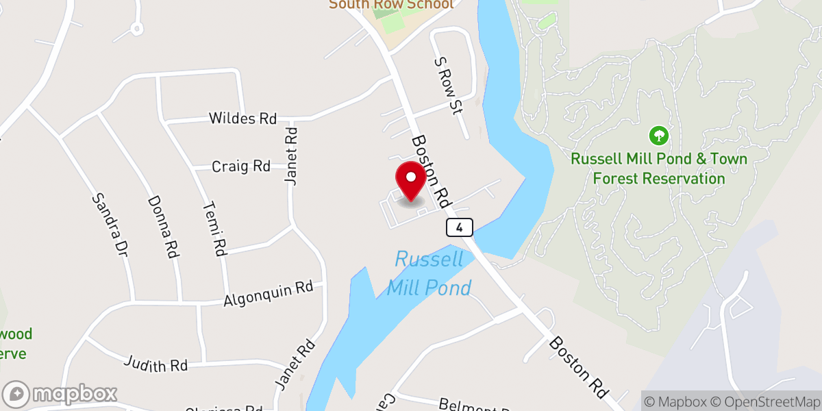 Map showing location of Penuel Presbyterian Church