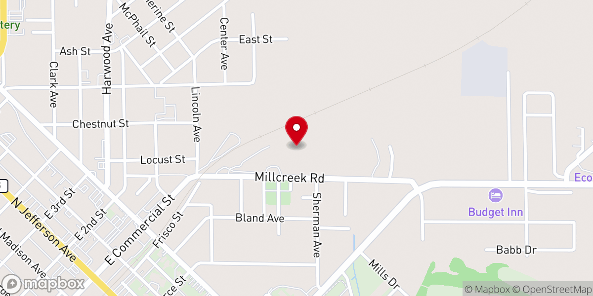 Map showing location of Prosperine Baptist Church