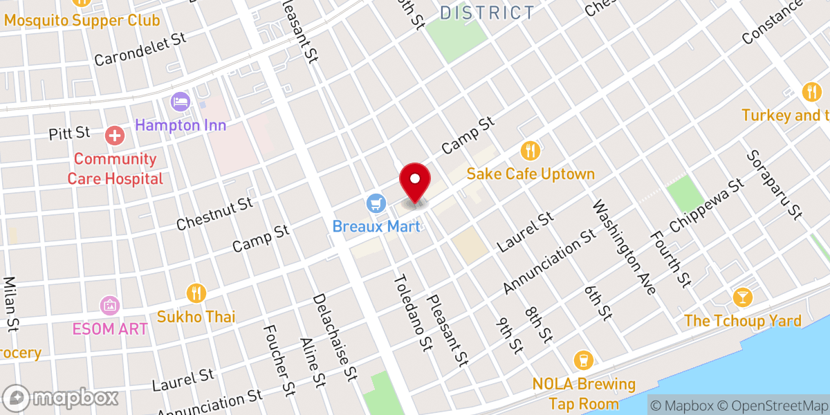 Map showing location of Balcony Bar & Kitchen