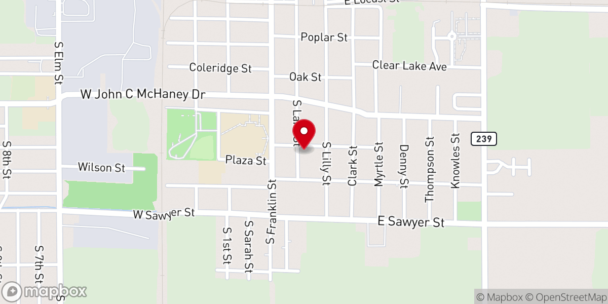 Map showing location of Greater Jeremiah Spiritual Church of Christ