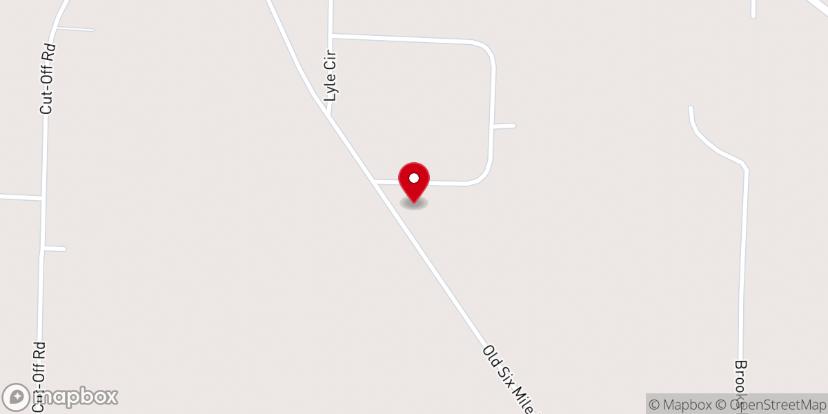Map showing location of True Gospel Ministry Church