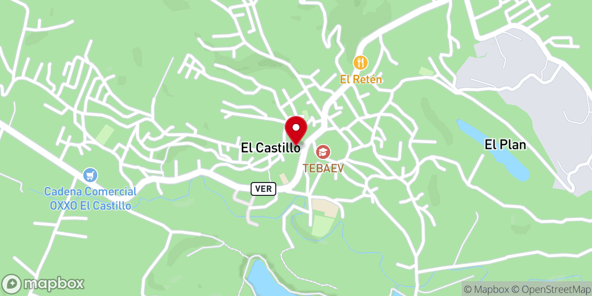 Map showing location of Sta. María de Guadalupe