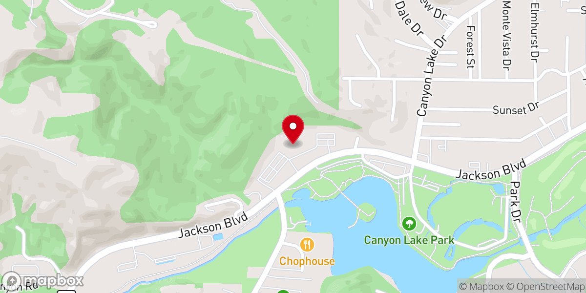 Map showing location of Blessed Sacrament Catholic Church