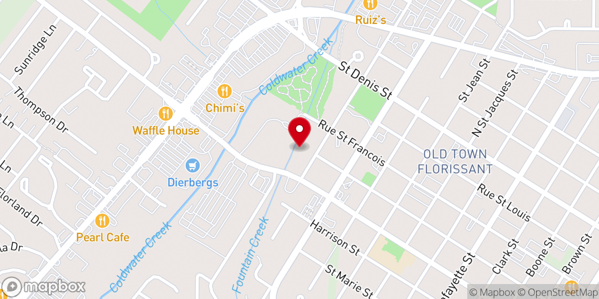 Map showing location of Iglesia catolica