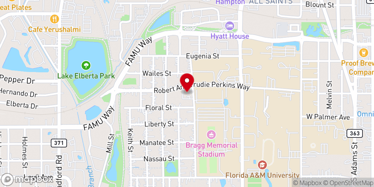 Map showing location of St Eugene Catholic Chapel