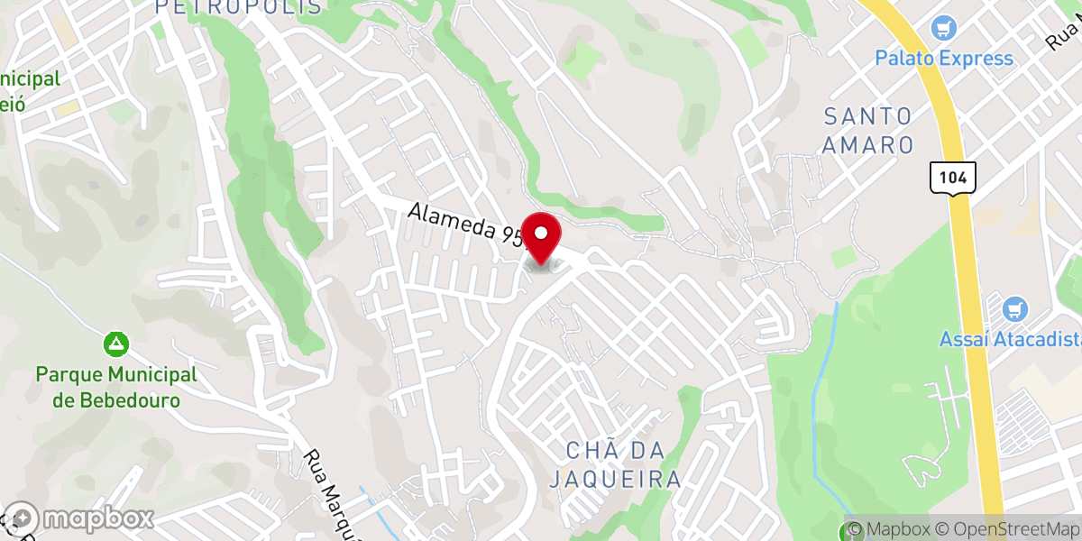Map showing location of Paróquia De São João Batista E Santa Isabel
