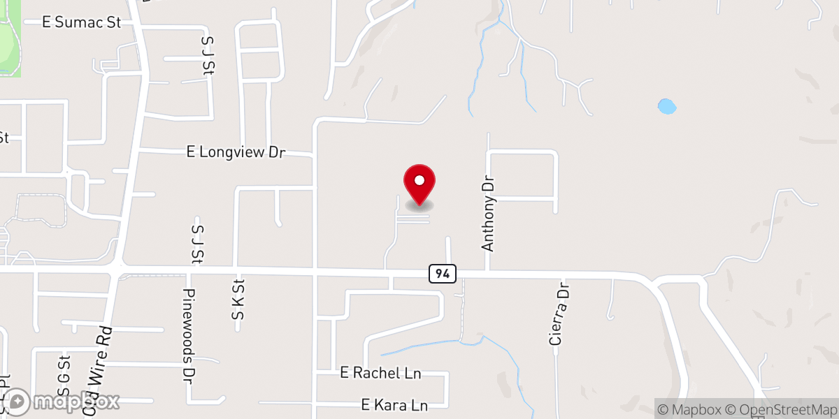 Map showing location of Cornerstone Piedra Angular