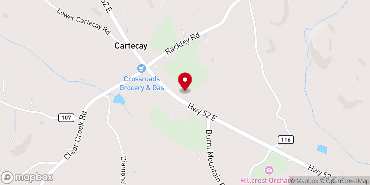 Map showing location of Cross road Christian fellowship