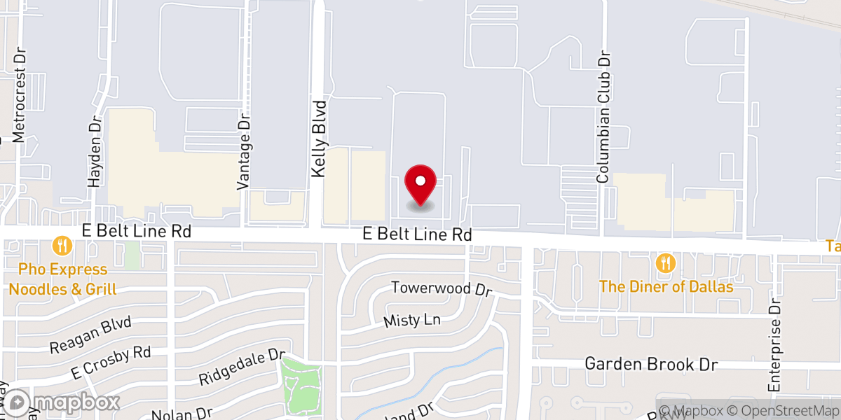 Map showing location of Ministerios Bethania USA