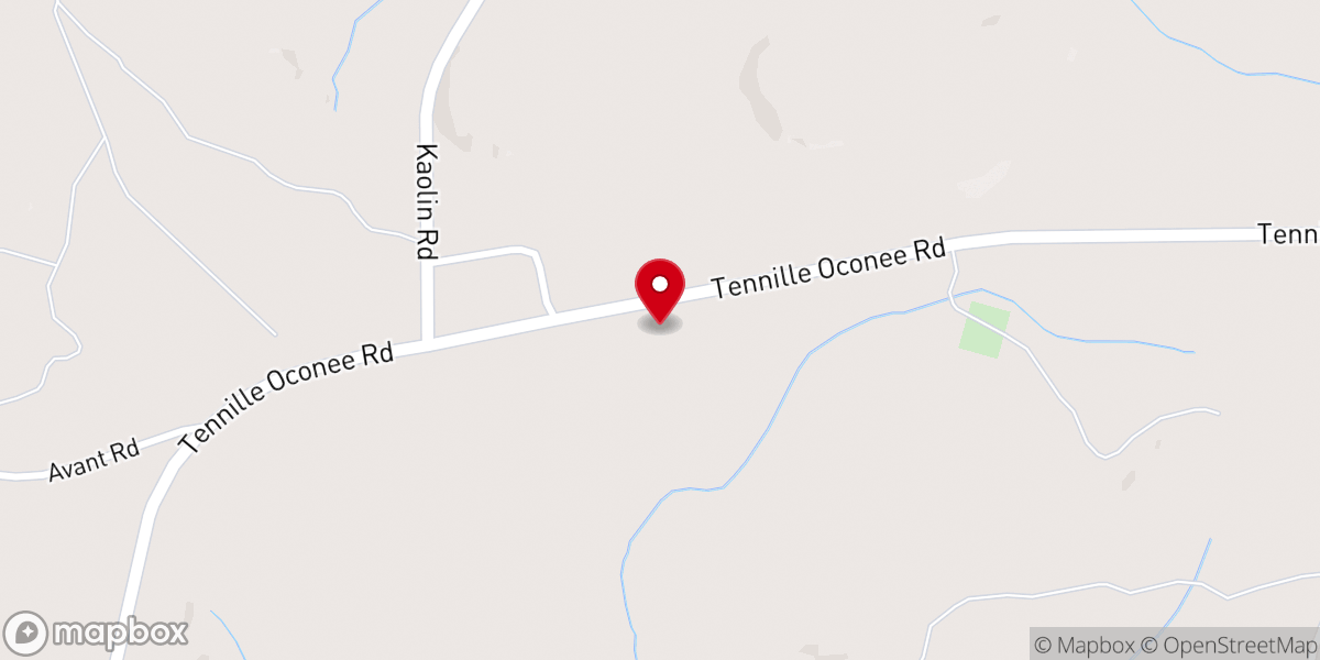 Map showing location of Swint Spring Baptist Church