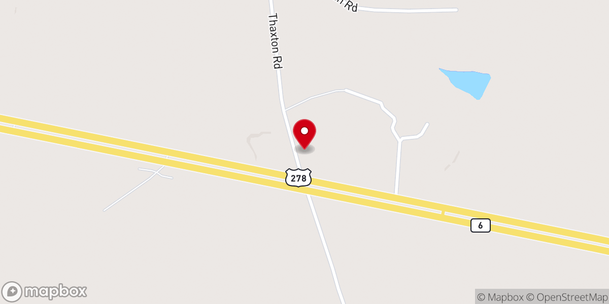 Map showing location of texaco