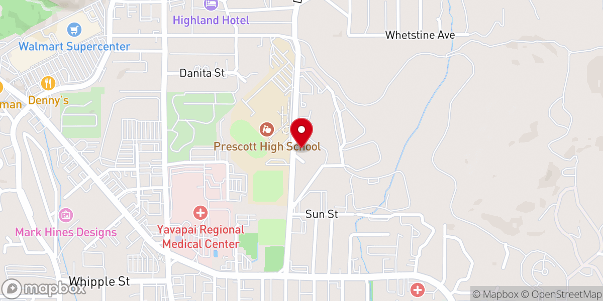 Map showing location of Rock The-American Evangelical
