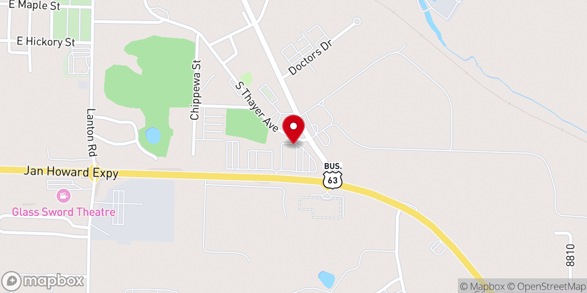 Map showing location of St Marys Rectory