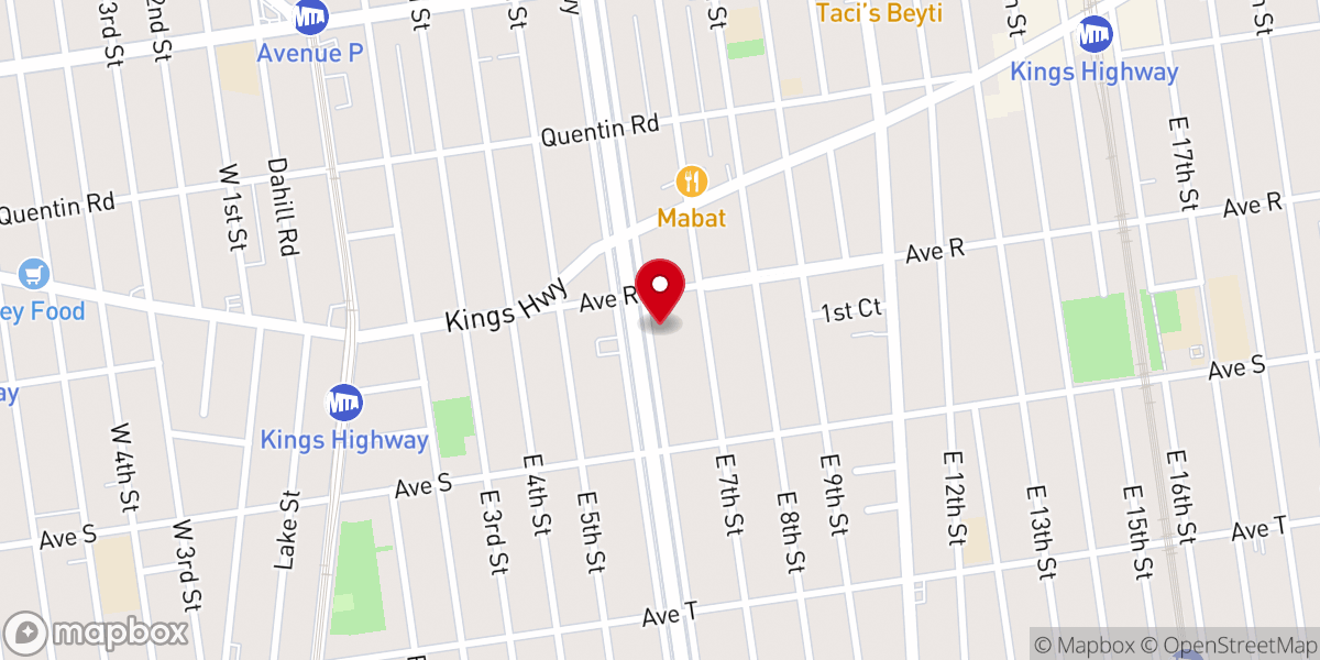 Map showing location of Joseph Smouha A"H Torah Center