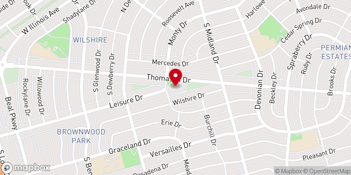 Map showing location of Saint Paul United Methodist Church